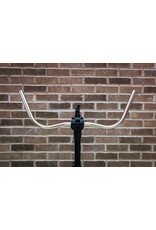 Leker Leks Handlebars- Steel - Albalite 63 Bar- 650mm wide - 25mm rise - 63 Sweep 22.2 Silver