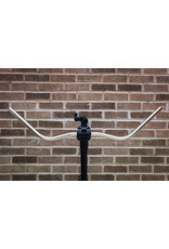 Leker Leks Handlebars- Steel - GenoLeks SnackBar- 760mm wide - 25mm rise - 42 Sweep 22.2 Silver