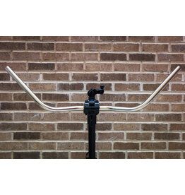 Leker Leks Handlebars- Steel - GenoLeks Big Snack- 755mm wide - 70mm rise - 47 Sweep 22.2 Silver