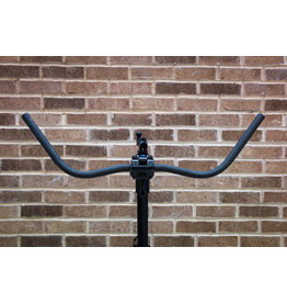 Leker Leks Handlebars- Steel - Albalite Bar- 713mm wide - 25mm rise - 52 Sweep 22.2 Black