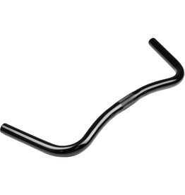 Velo Orange Velo Orange Porteur Handlebar Noir/Black 25.4mm Clamp 23.8mm Grip Diameter (for Road or 23.8 Brake Levers)
