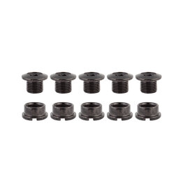 ORIGIN8 Origin-8 Chainring Bolt Set Single Steel Black