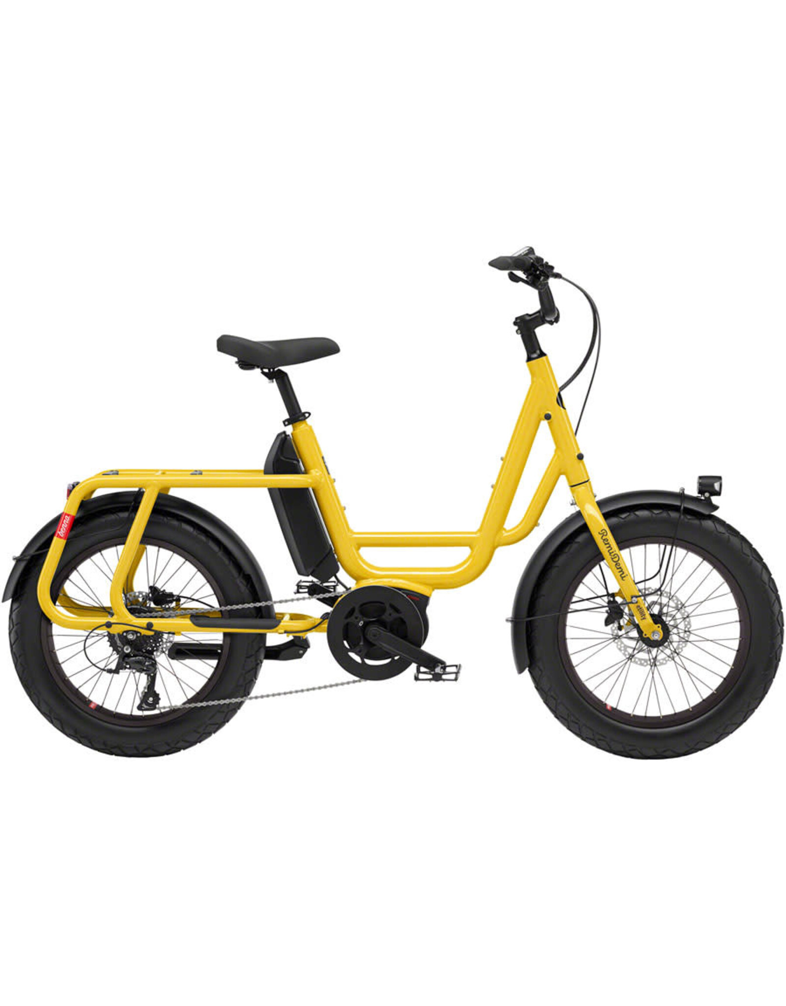 Benno Shop Demo Available For Test Rides Benno RemiDemi 9D Evo 2 Performance Sport Class 3 Ebike - 400wh, Easy On, Turmeric Yellow w/ basket and kickstand