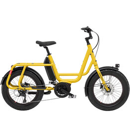 Benno Shop Demo Available For Test Rides Benno RemiDemi 9D Evo 2 Performance Sport Class 3 Ebike - 400wh, Easy On, Turmeric Yellow w/ basket and kickstand