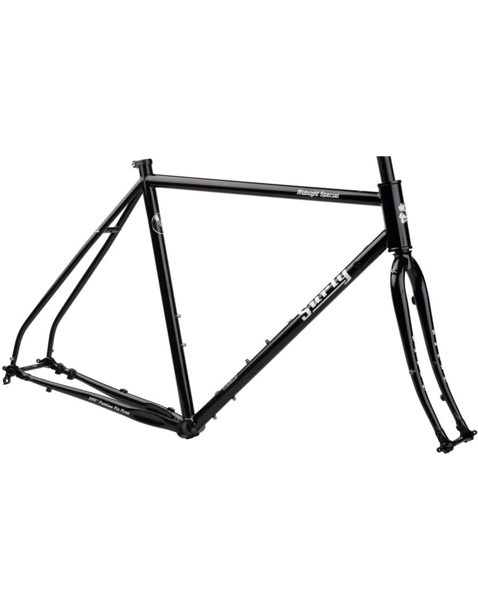 Surly Surly Midnight Special Frameset - 650b/700c, Steel, Hi-Viz Black, 64cm