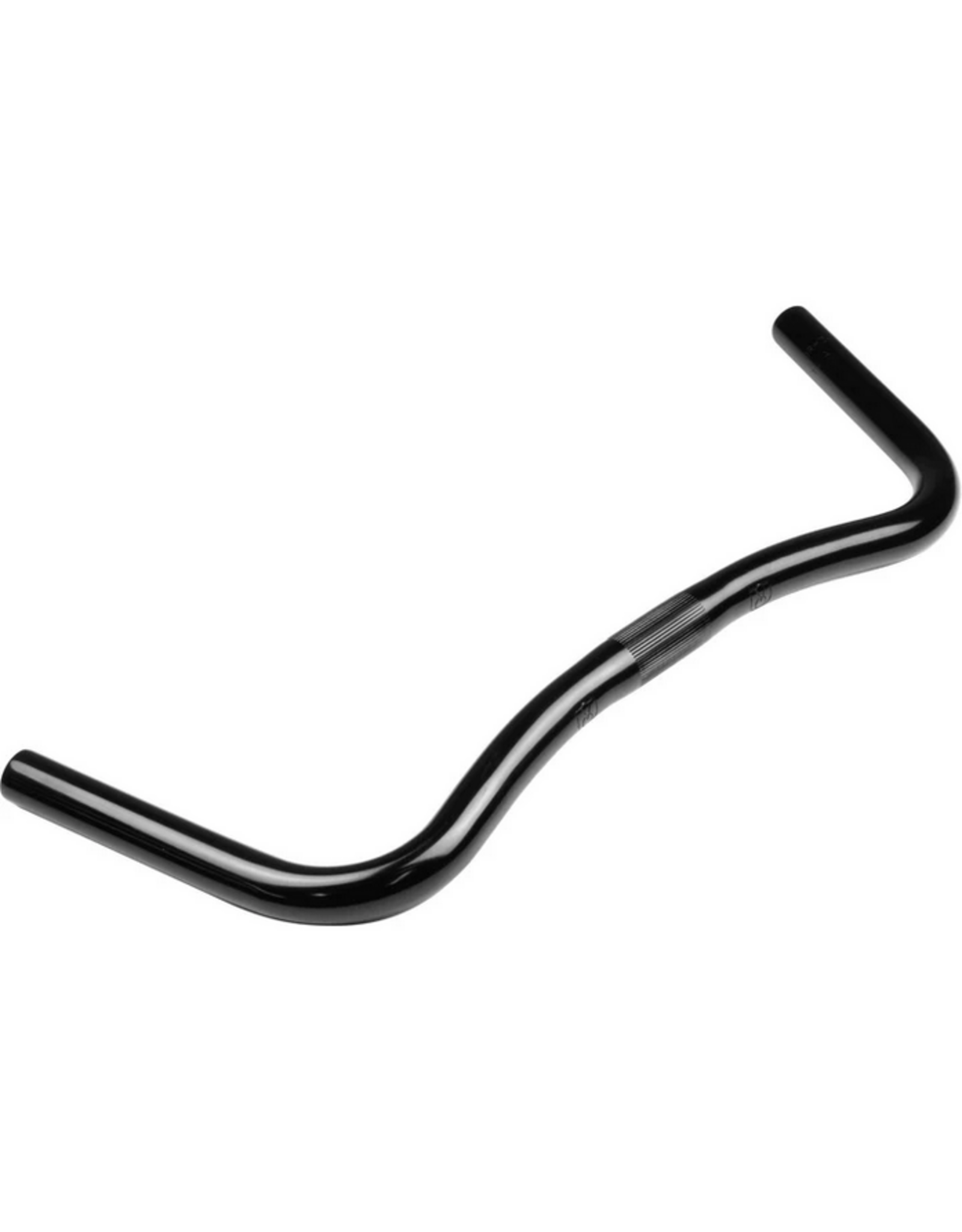 Velo Orange Velo Orange Porteur Handlebar Alloy 25.4mm Clamp 23.8mm GRIP DIAMETER 480mm Wide, Black