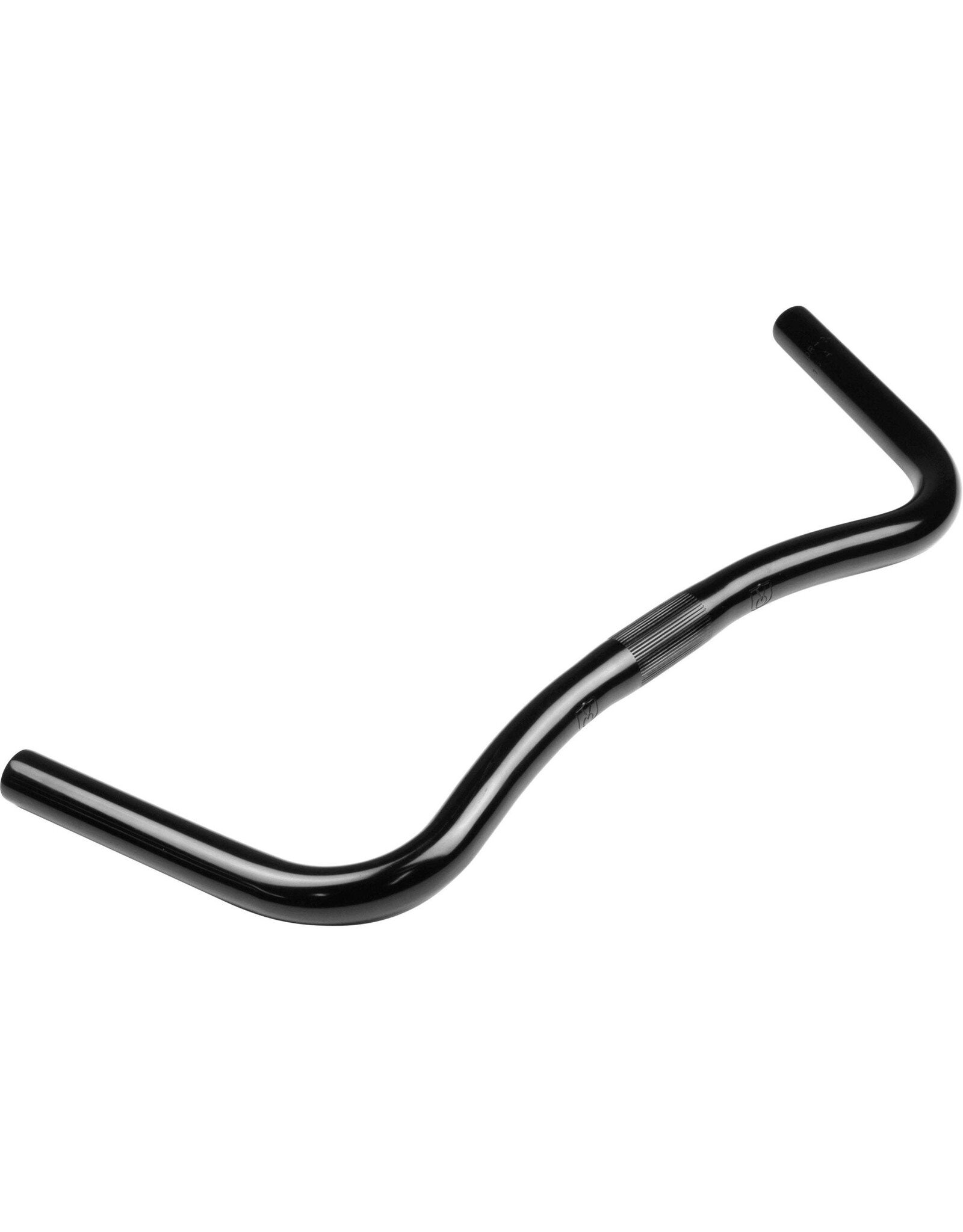 Velo Orange Velo Orange Porteur Handlebar Alloy 25.4mm Clamp 23.8mm GRIP DIAMETER 480mm Wide, Black