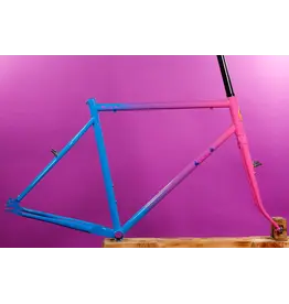 Crust Crust Florida Man Pink and Blue 56cm Single Speed Frame