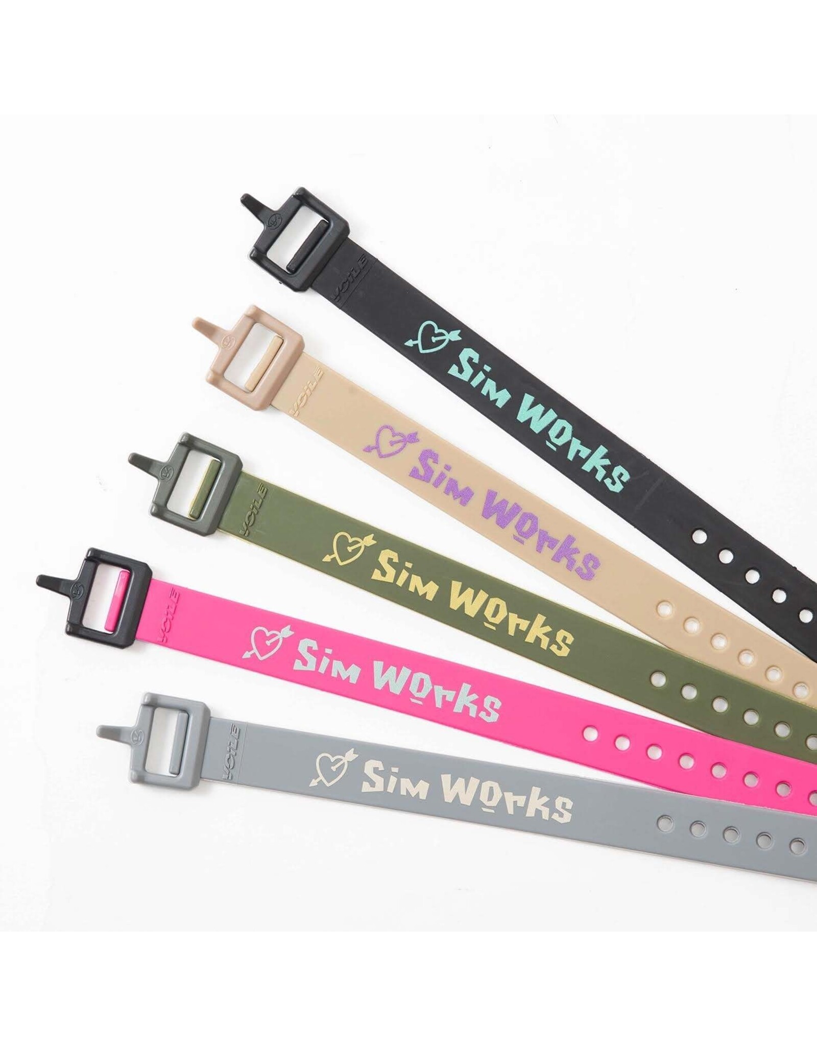 SimWorks Simworks Thunder Strap - Black/Homage Green / 32" - XL Series - Aluminum Buckle
