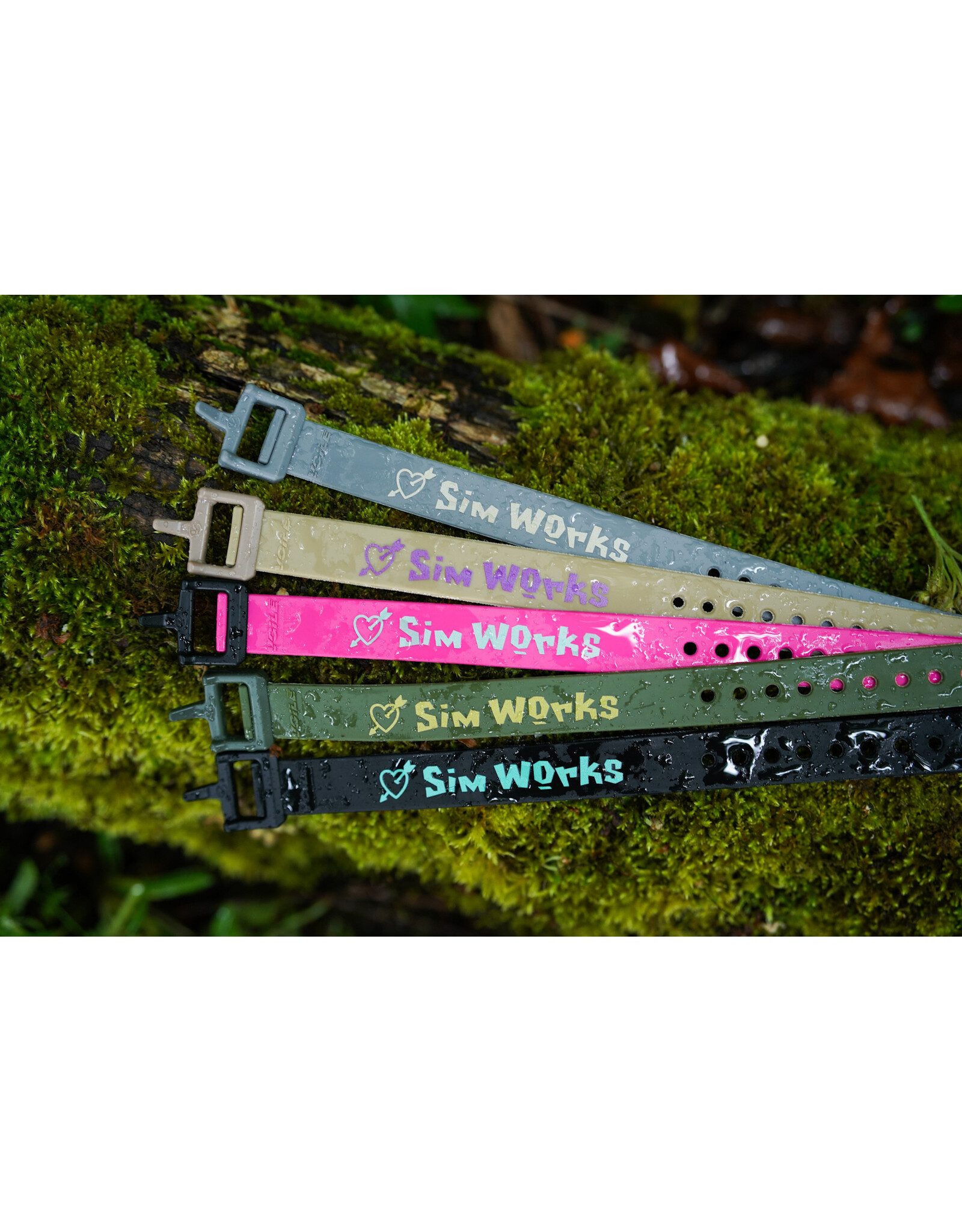 SimWorks Simworks Thunder Strap - Black/Homage Green / 32" - XL Series - Aluminum Buckle