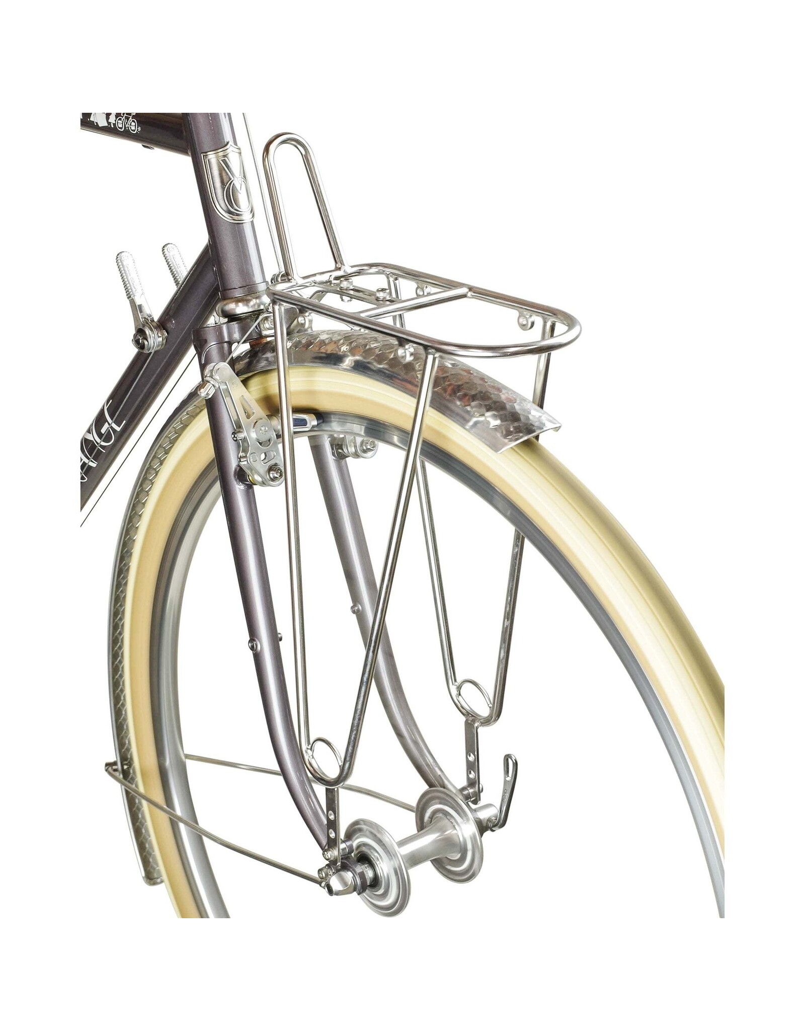 Velo Orange Velo Orange Constructeur Front Rack: Polished Stainless Steel
