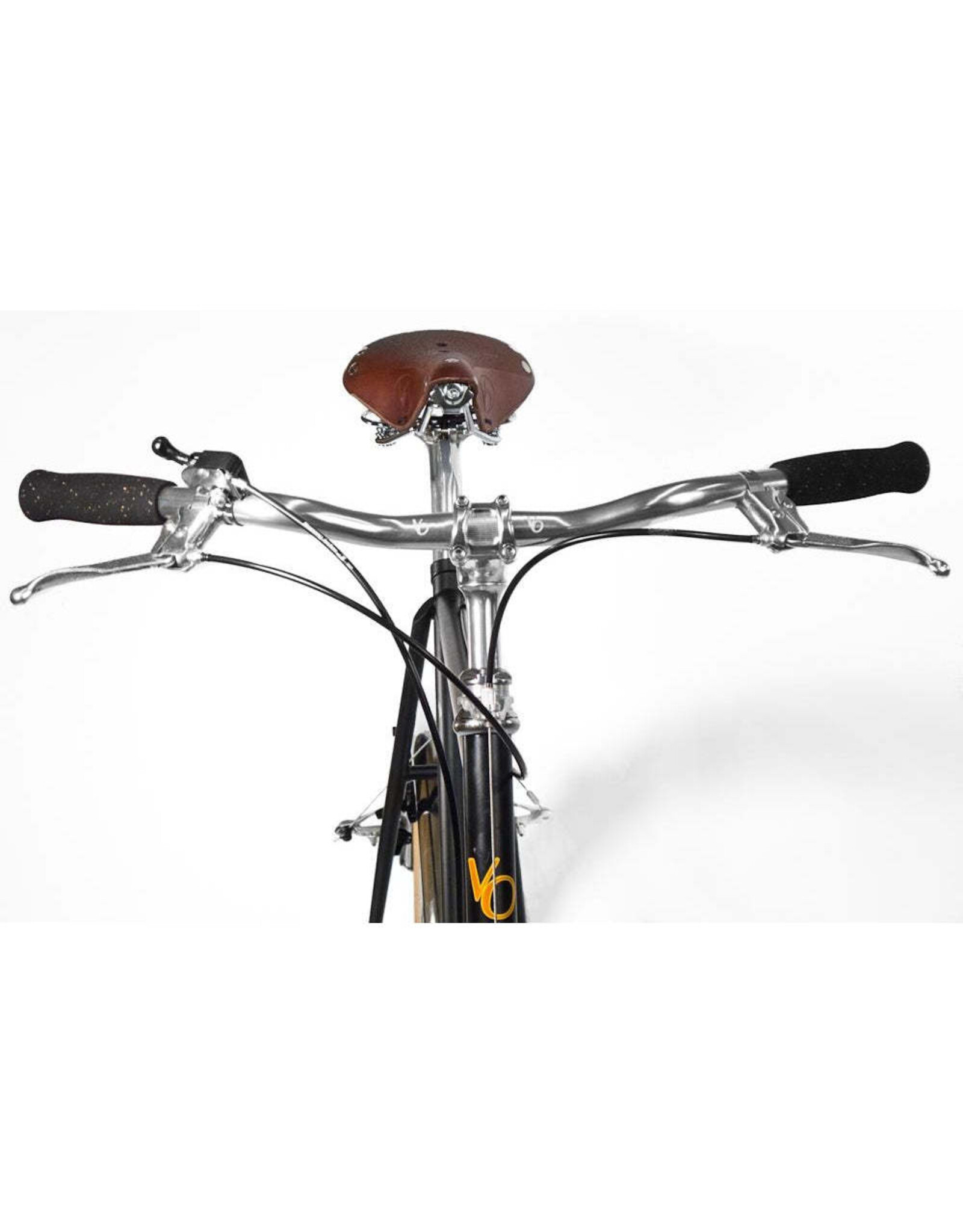 Velo Orange Velo Orange Milan Handlebar 25.4mm Clamp 22.2mm Grip Diameter Silver