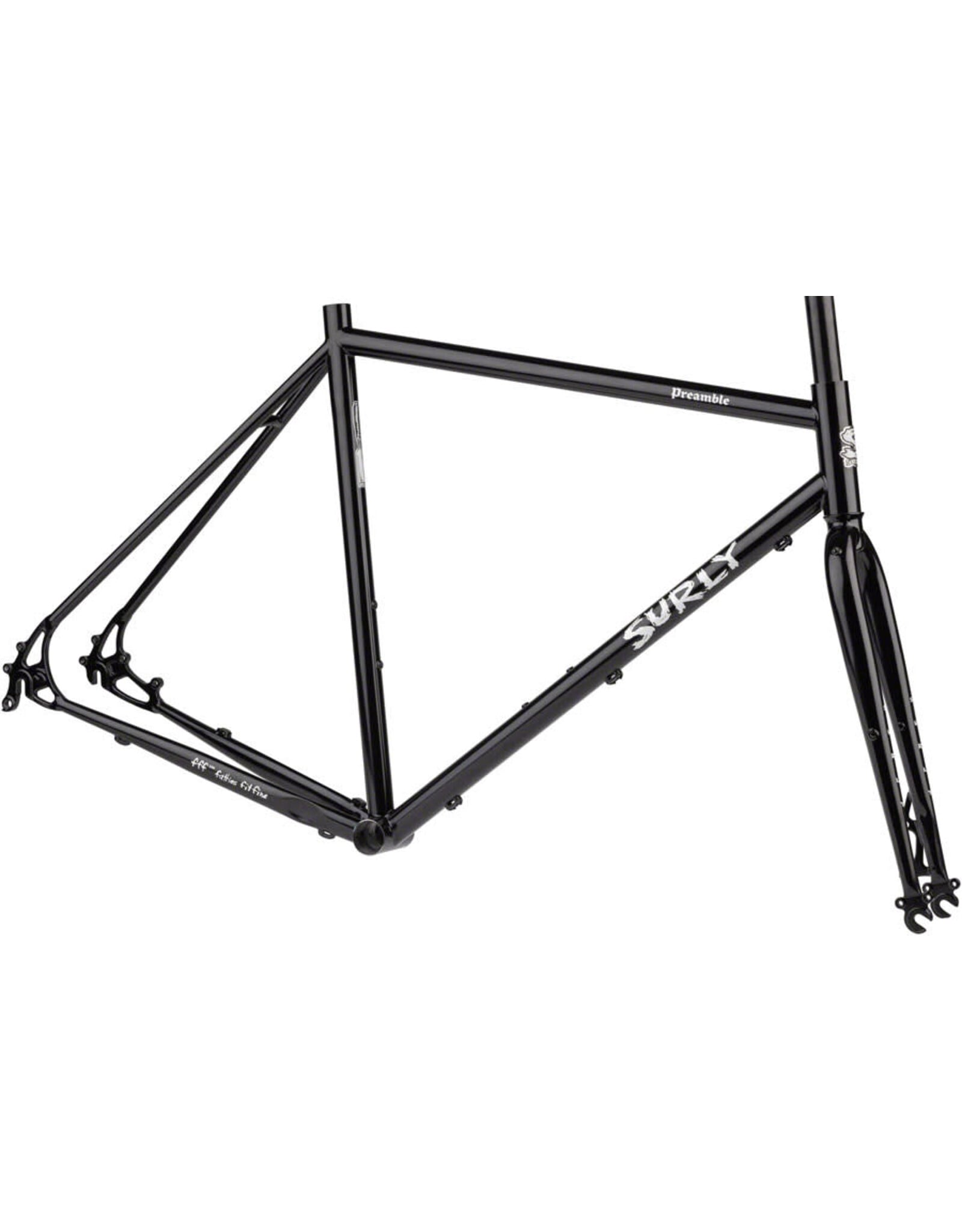 Surly Surly Preamble Frameset - 700c, Black, MD