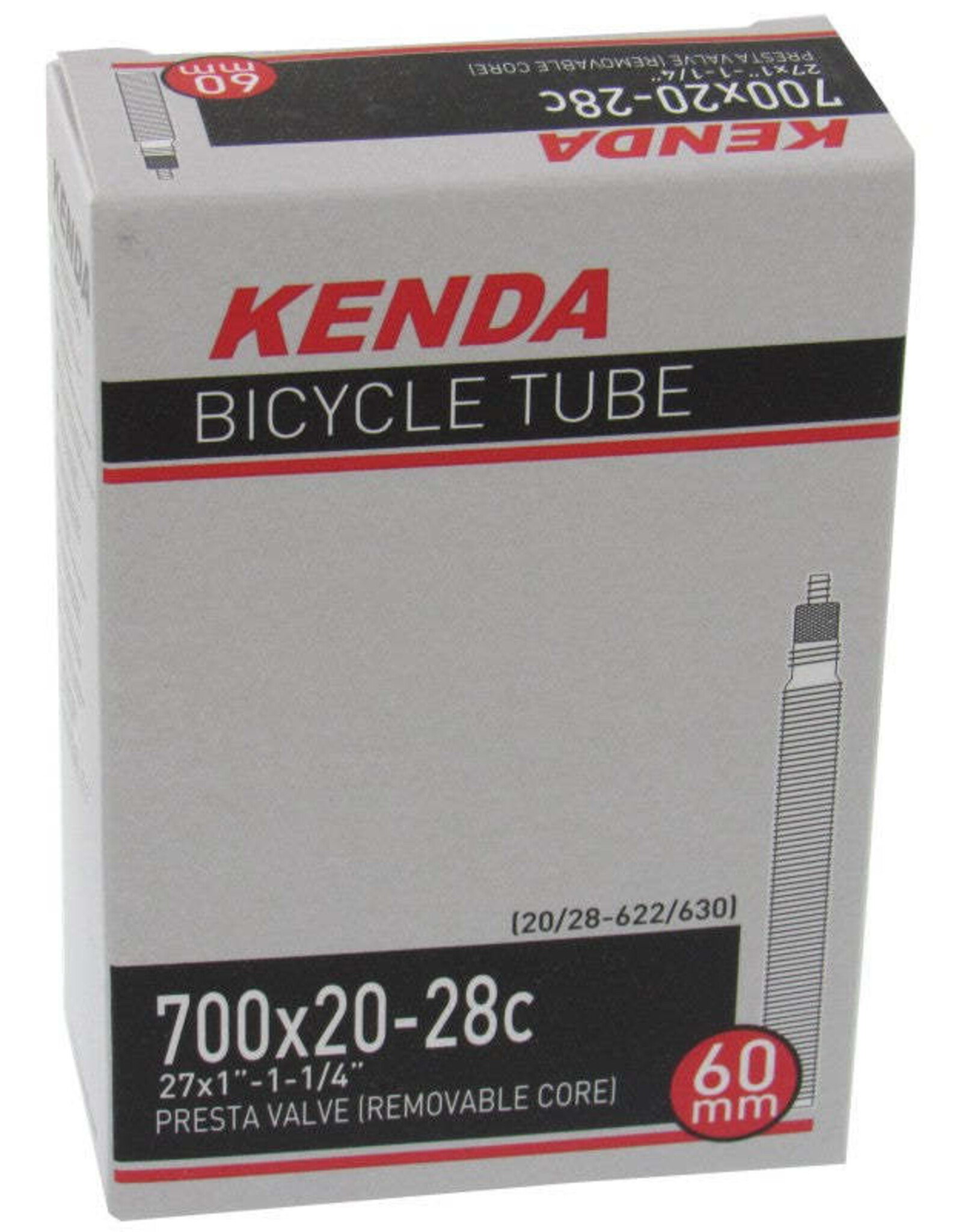 Kenda Kenda Tube 700 x 20 - 28 PV 60mm