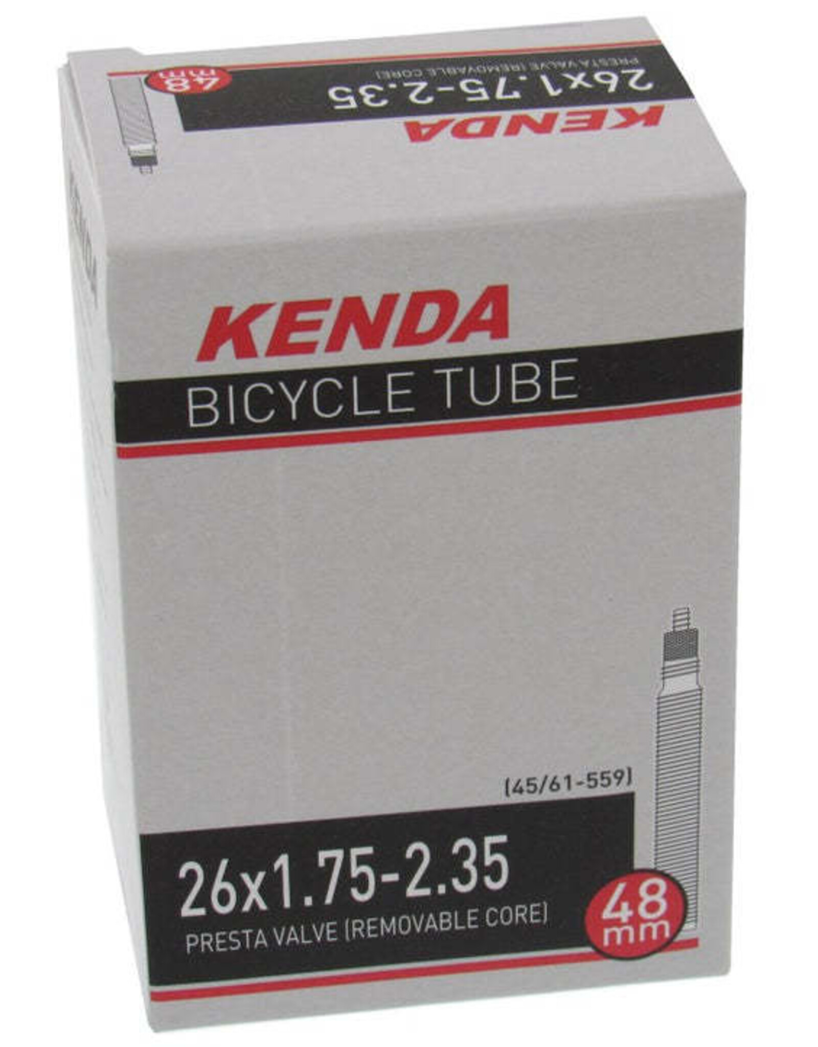Kenda Tube 26 x 1.75 - 2.35 (50/61-559) PV 48mm stem