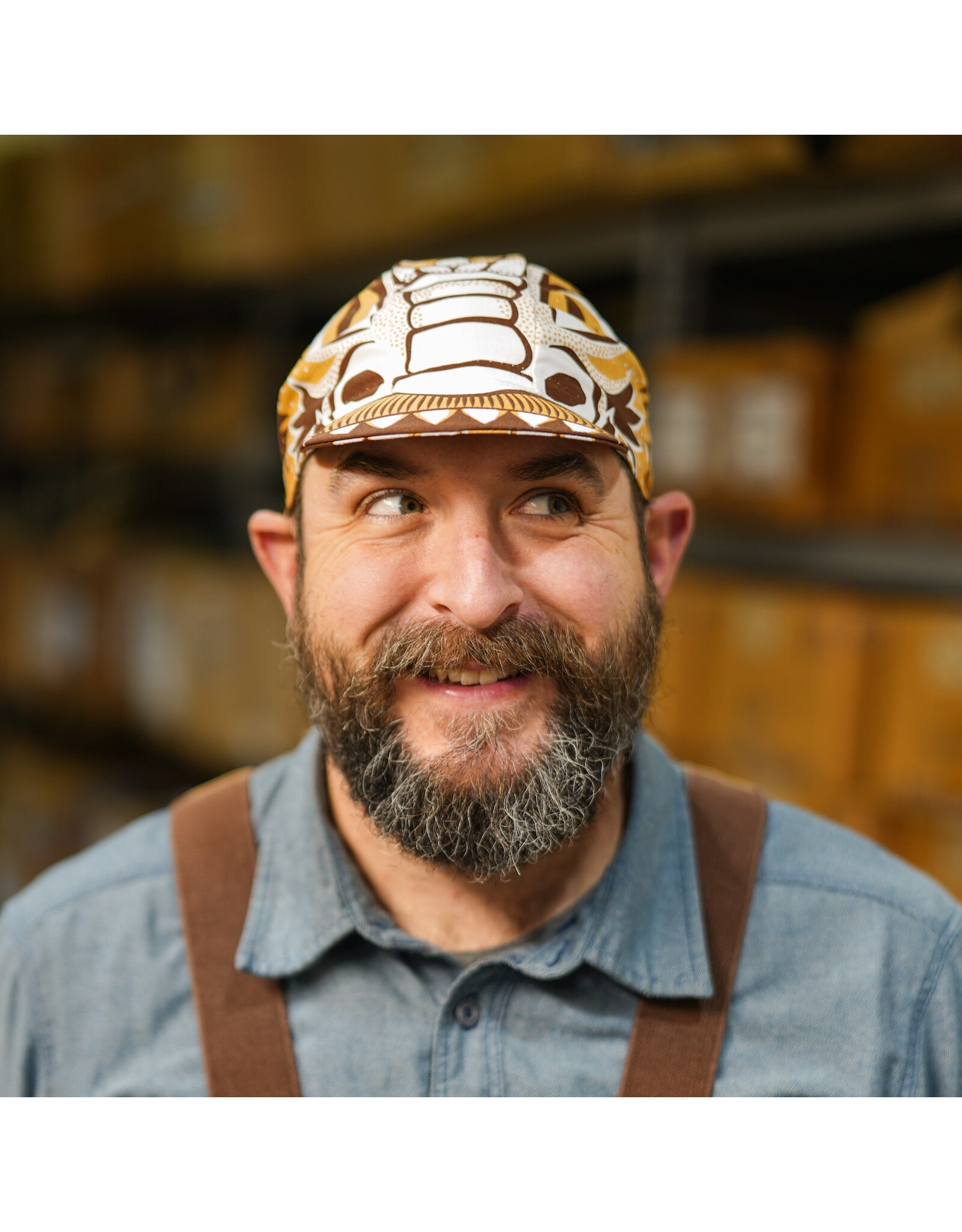 Simworks USA ADAM BELL'S WORKS Cycling Cap - Golden Shuppi – Golden Shuppi