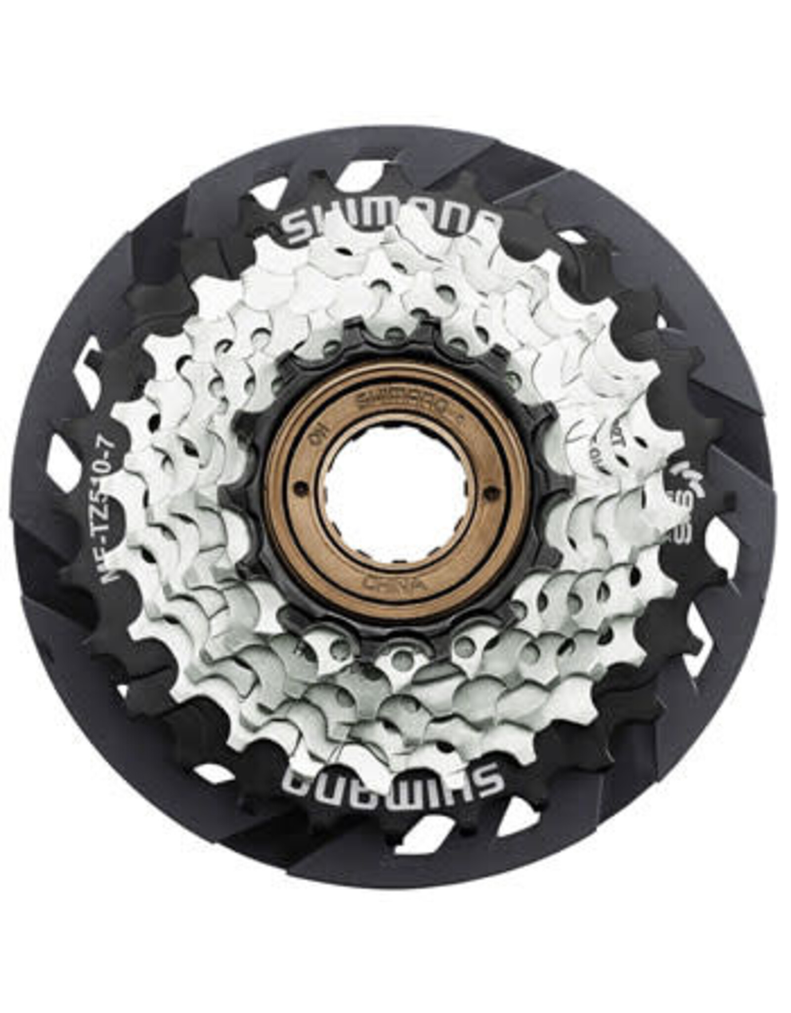 Shimano Shimano MF-TZ510 14-28t 7 speed Freewheel w/ Spoke Protector