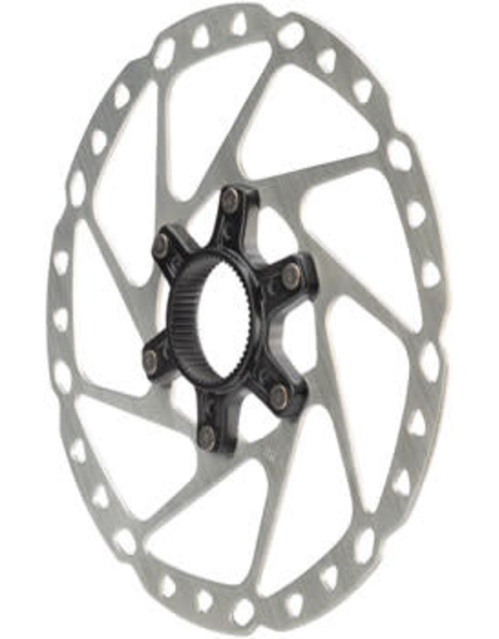 Shimano Shimano Deore SM-RT64-M Disc Brake Rotor with External Lockring - 180mm, Center Lock, Silver