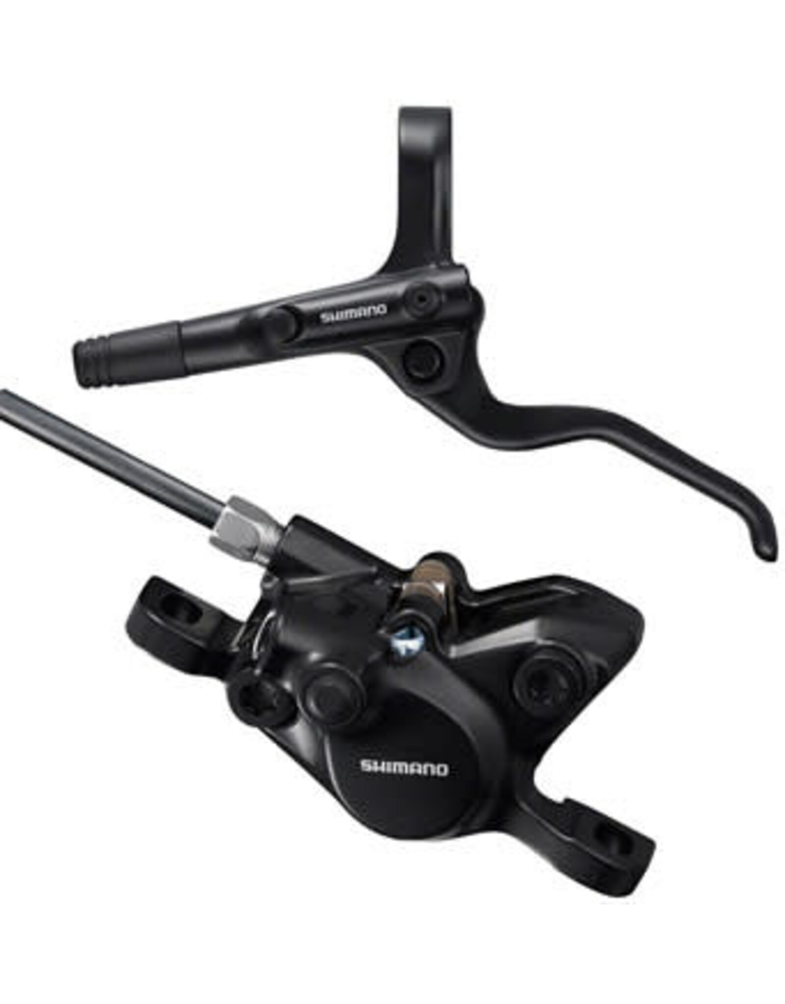 Shimano Shimano Alivio BL-MT201/BR-MT200 Disc Brake and Lever - Front, Hydraulic, Post Mount, Resin Pads, Black