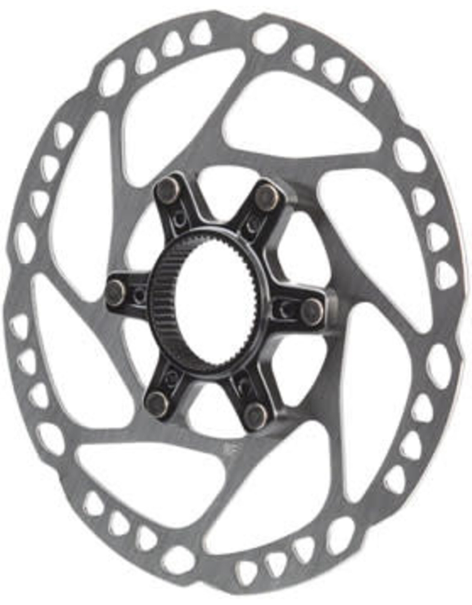 Shimano Shimano SM-RT64-S Disc Brake Rotor with External Lockring - 160mm, Center Lock, Silver metal and resin compatible