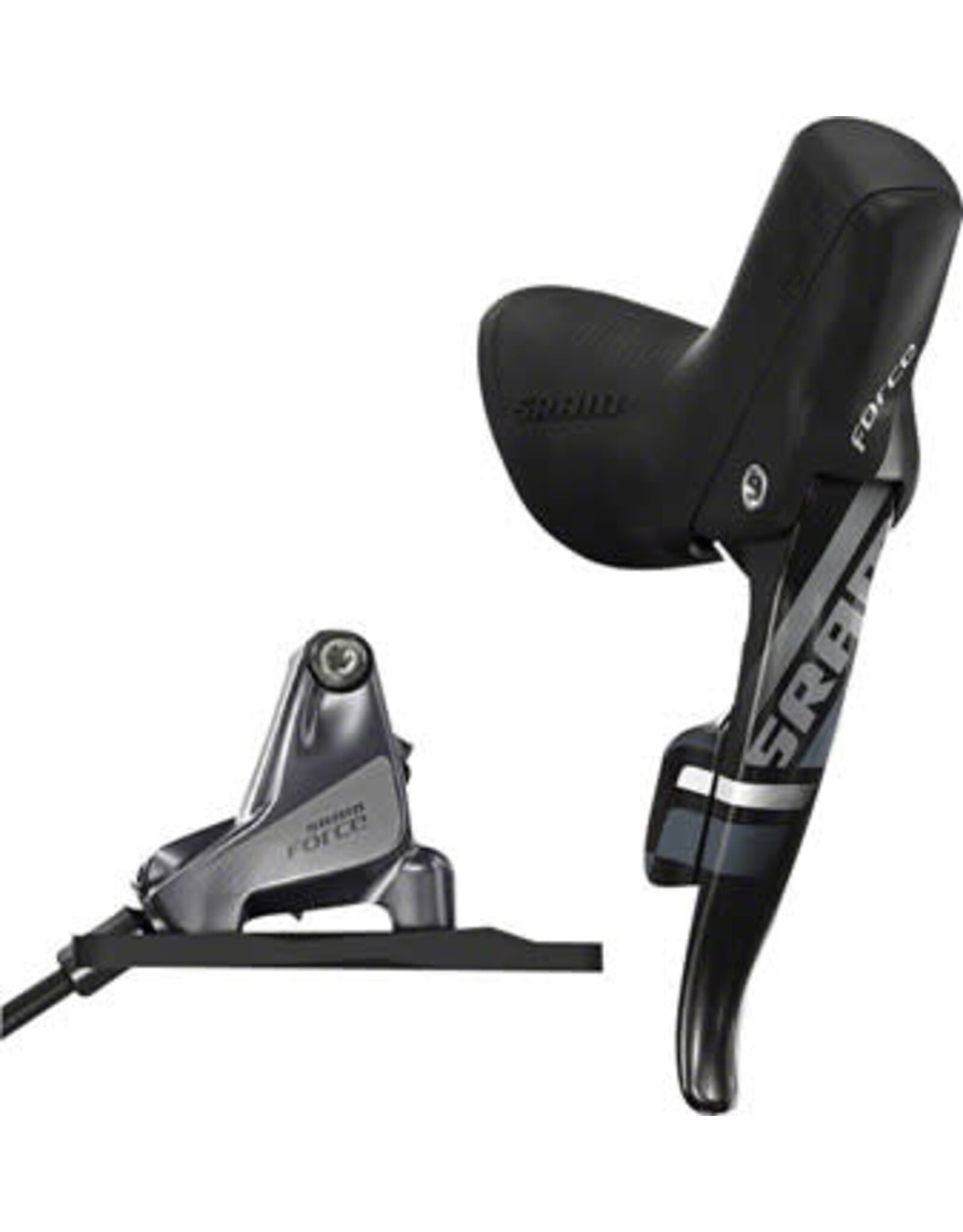 SRAM SRAM Force 22 Flat Mount Hydraulic Disc Brake with Right Rear Shifter, 1800mm Hose and Bracket, Rotor Sold Separately