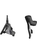SRAM SRAM Force eTap AXS HRD Shift/Brake Lever and Hydraulic Disc Caliper - Left/Front, Flat Mount 20mm Offset, 950mm Hose, Black, D1