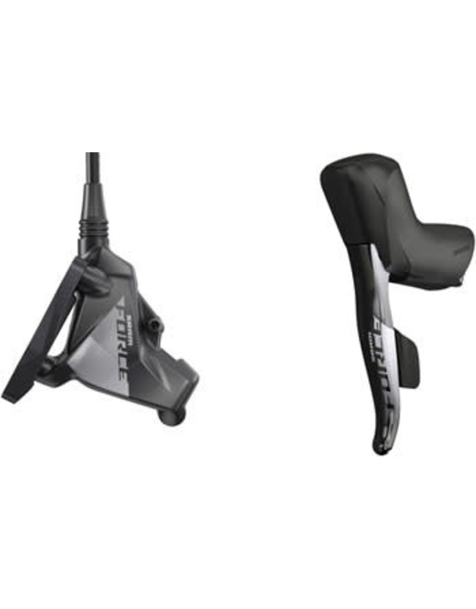 SRAM SRAM Force eTap AXS HRD Shift/Brake Lever and Hydraulic Disc Caliper - Left/Front, Flat Mount 20mm Offset, 950mm Hose, Black, D1
