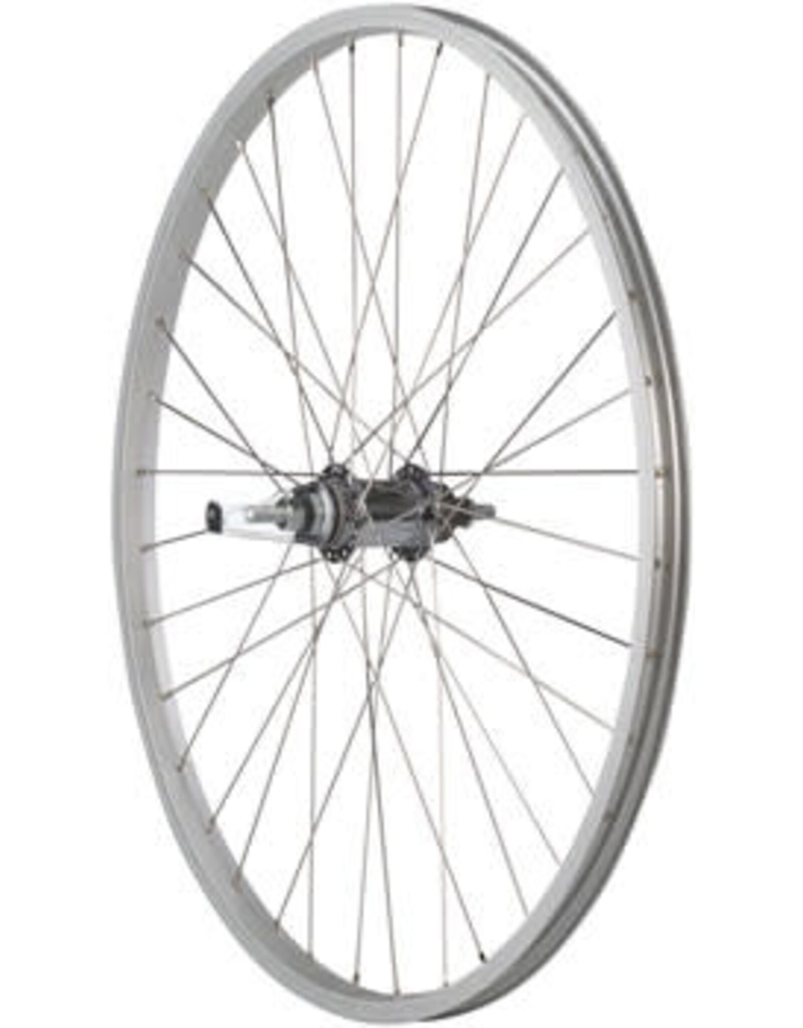 Quality Wheels Quality Wheels Value Single Wall Series Coaster 26" Rear Wheel Silver