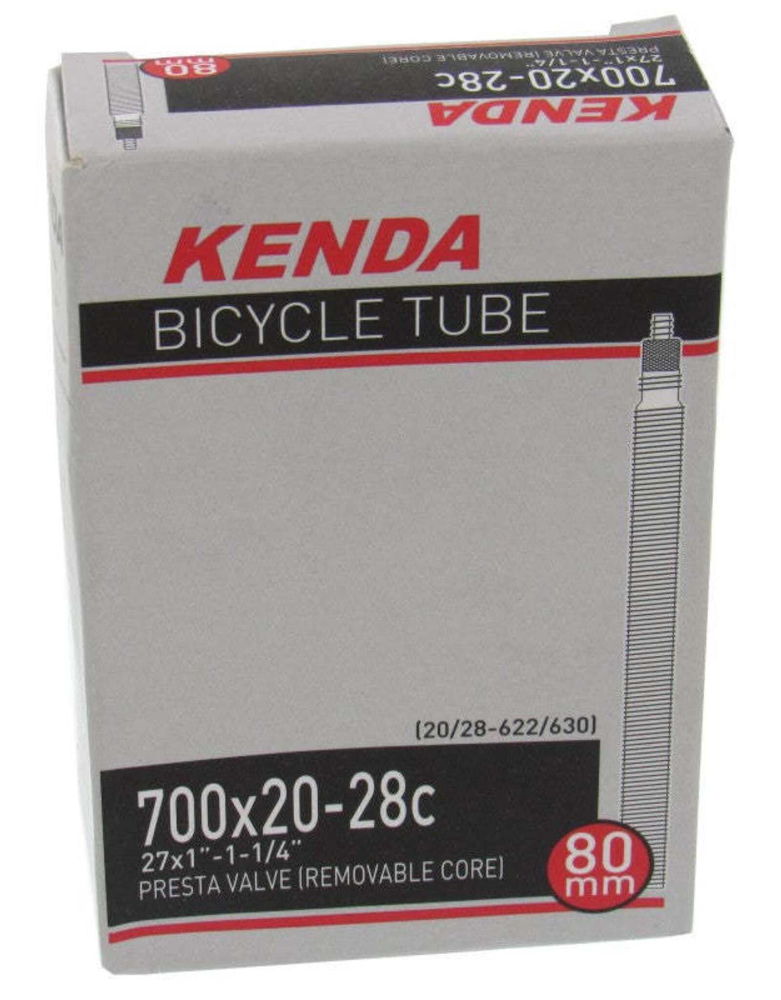 Kenda Kenda Tube 700 x 20 - 28c PV 80mm