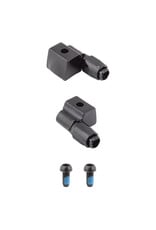 Origin-8 Origin-8 Curved Cable Stop Pair w/ Adjuster Black
