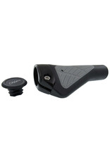 HAFNY HAFNY ERGONOMIC TPR HANDLEBAR GRIPS W/ALLOY CLAMP BLACK