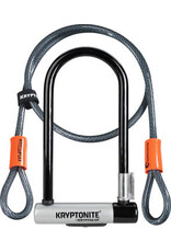 Kryptonite Kryptonite KryptoLok U-Lock 4 x 9" Keyed w/ 4' Cable & Bracket