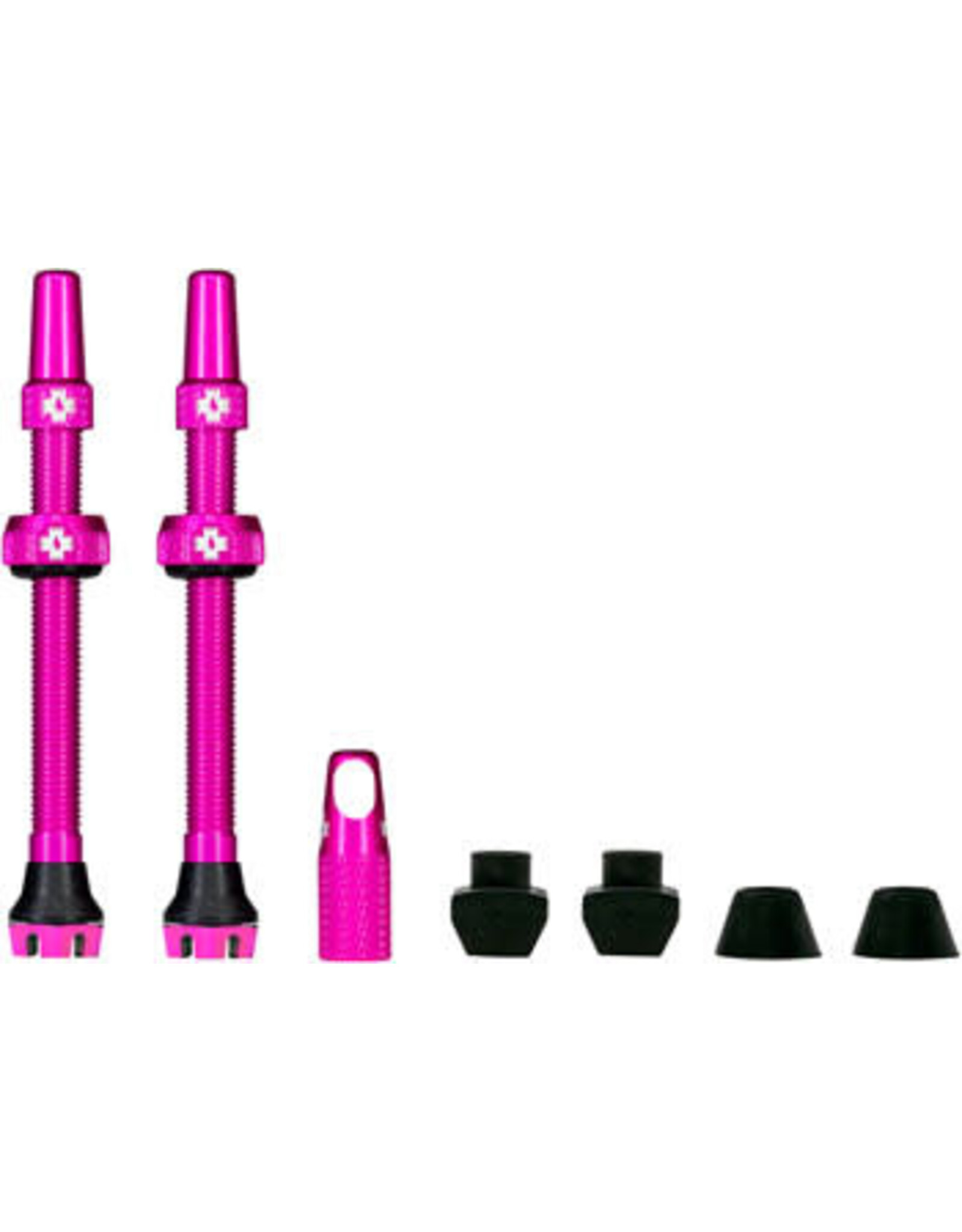 Muc-Off Muc-Off V2 Tubeless Valve Kit - Pink 44mm Pair
