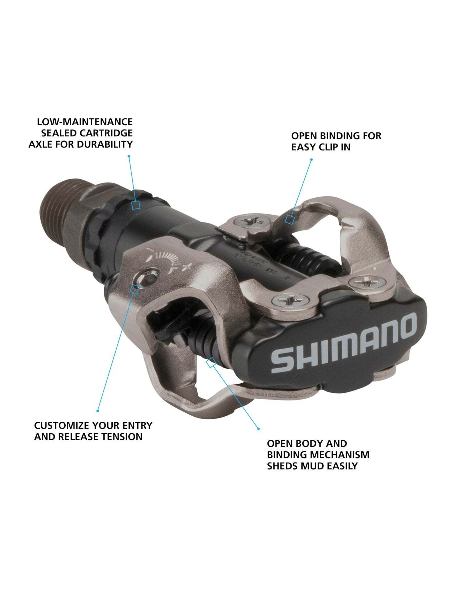 Shimano Shimano PD-M520L SPD PEDAL BLACK W/ SH51 CLEAT