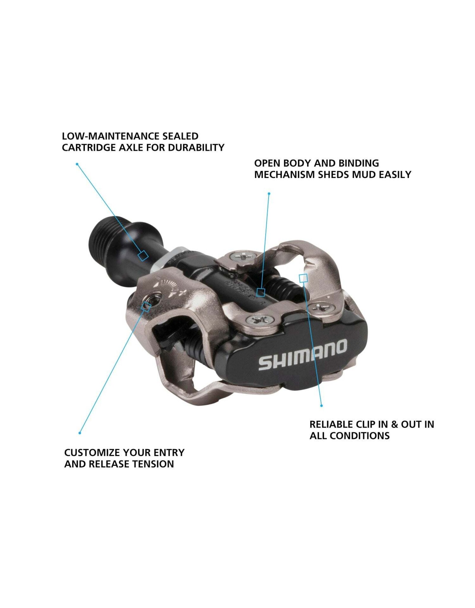 Shimano Shimano PD-M540 SPD ATB Clipless Pedals