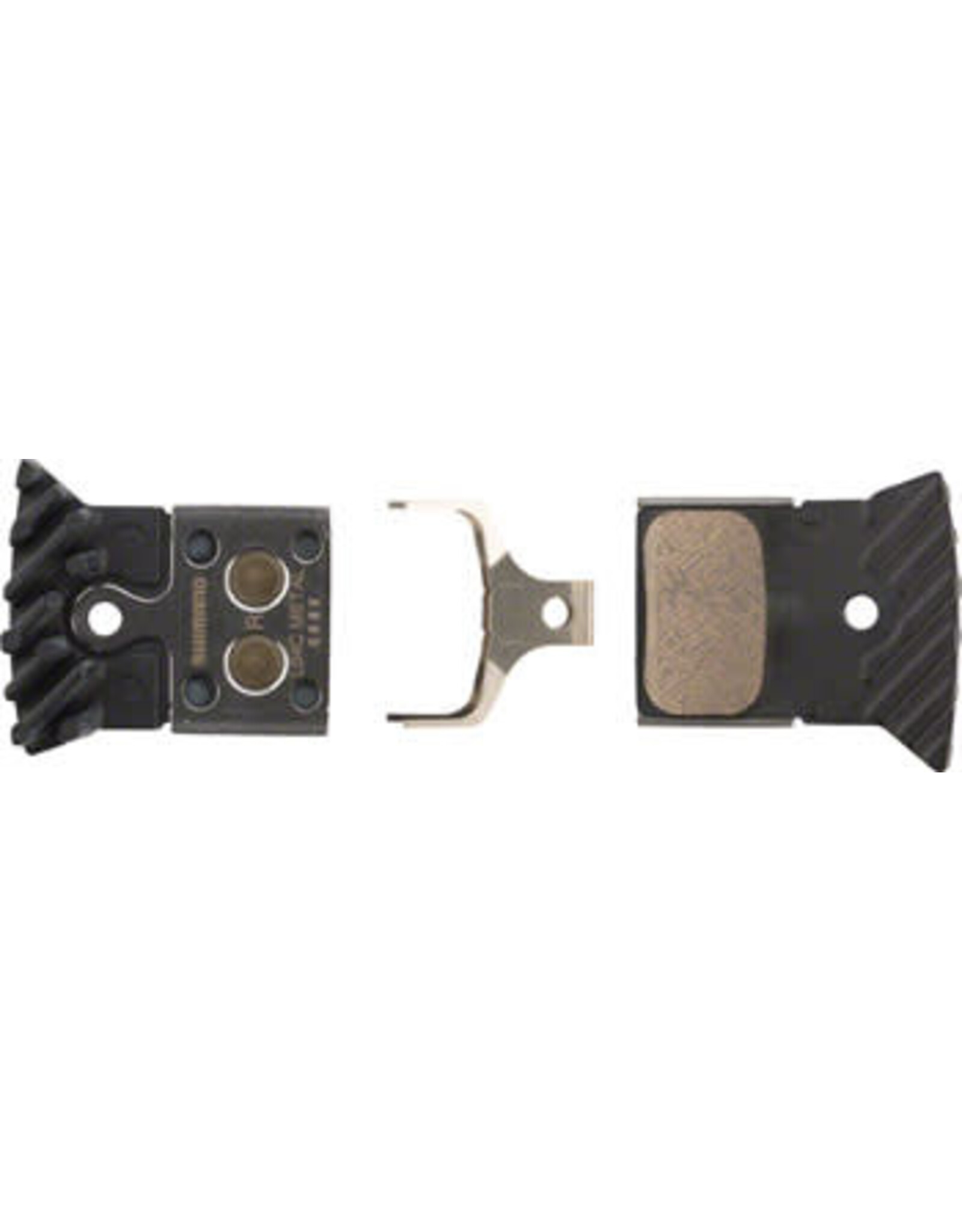 Shimano Shimano L04C Metal Disc Brake Pads with Fin for Flat Mount BR-RS805, BR- RS505 Road Disc Calipers
