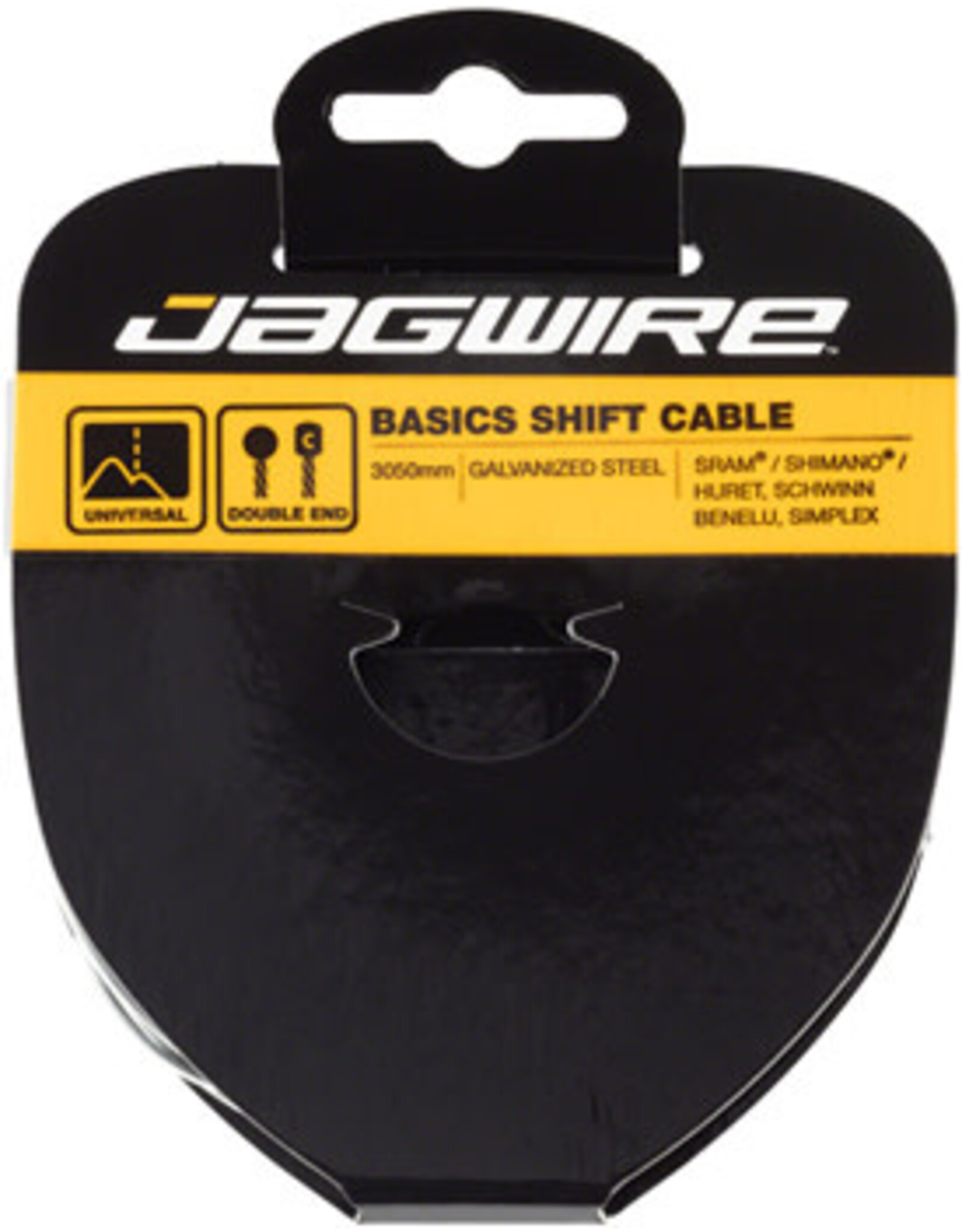 JAGWIRE Jagwire Basics Derailleur Cable Galvanized 1.2x3050mm Shimano/SRAM, Simplex, Huret, Suntour