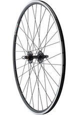 Quality Wheels Quality Wheels Value Double Wall Series Track Rear Wheel - 700, 10 x 1 x 120mm, Rim Brake, Fixed/Freewheel, Black, Clincher