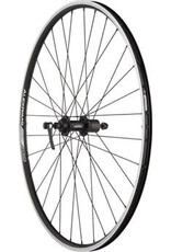 Quality Wheels Quality Wheels Value Double Wall Series Rear Wheel - 700, QR x 130mm, Rim Brake, HG 10, Black, Clincher, 32H