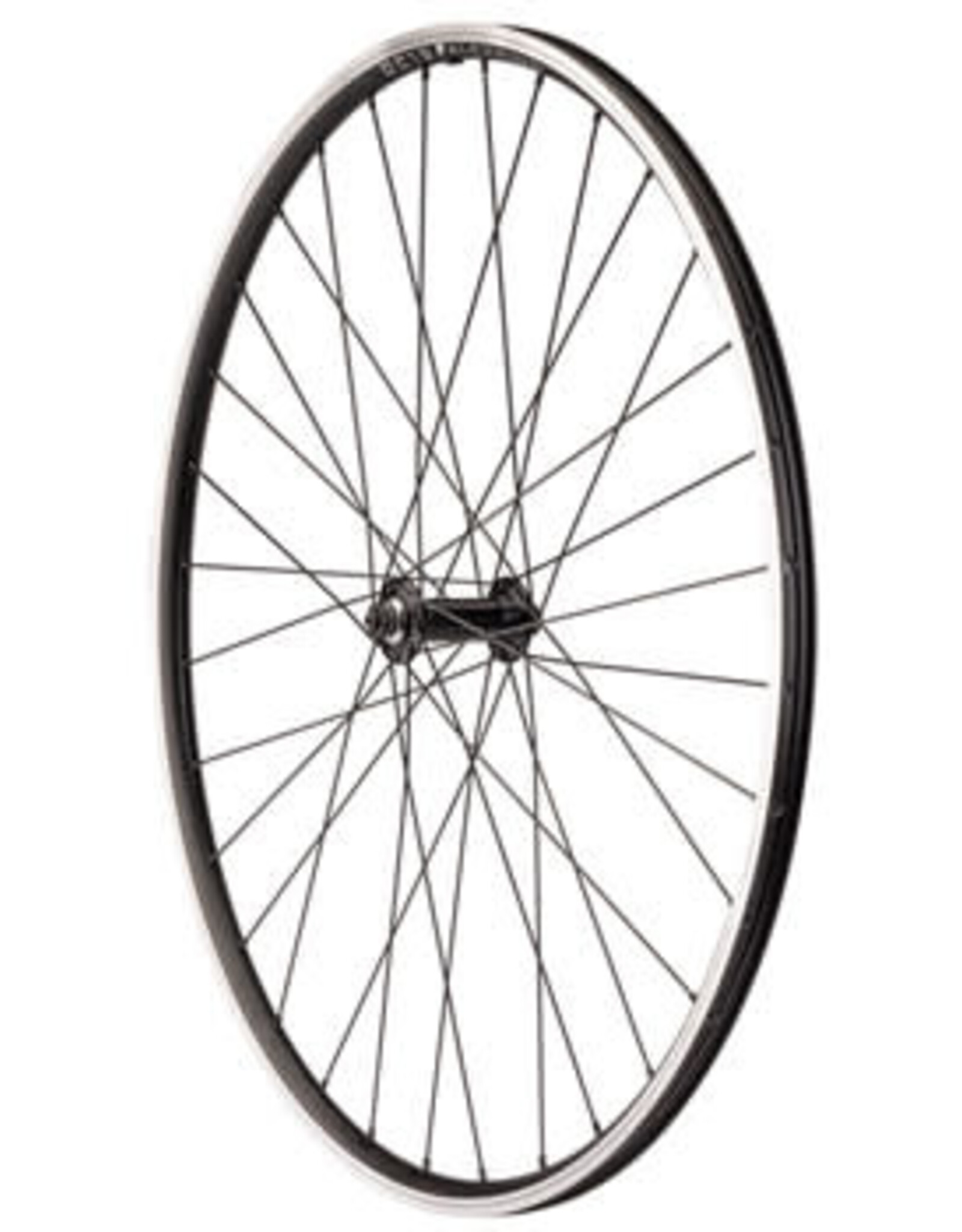 Quality Wheels Quality Wheels Front Wheel Value Series 700c 100mm QR 32h Shimano / Alex DC19 / DT Factory All Black