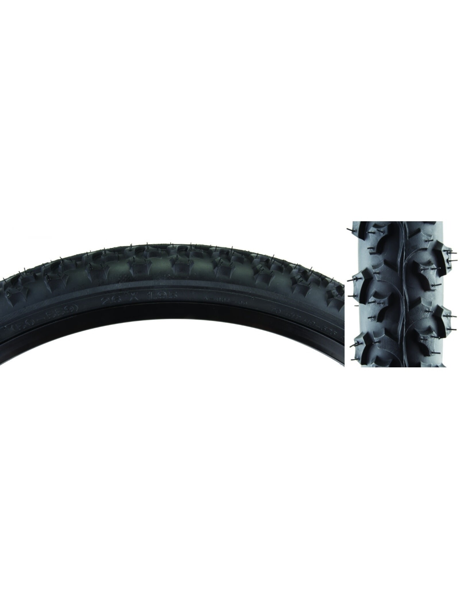 Sunlite Sunlite Alfabite Style Tire 26 x 1.95" Wire Black (sub K831 / K850 / C1027)