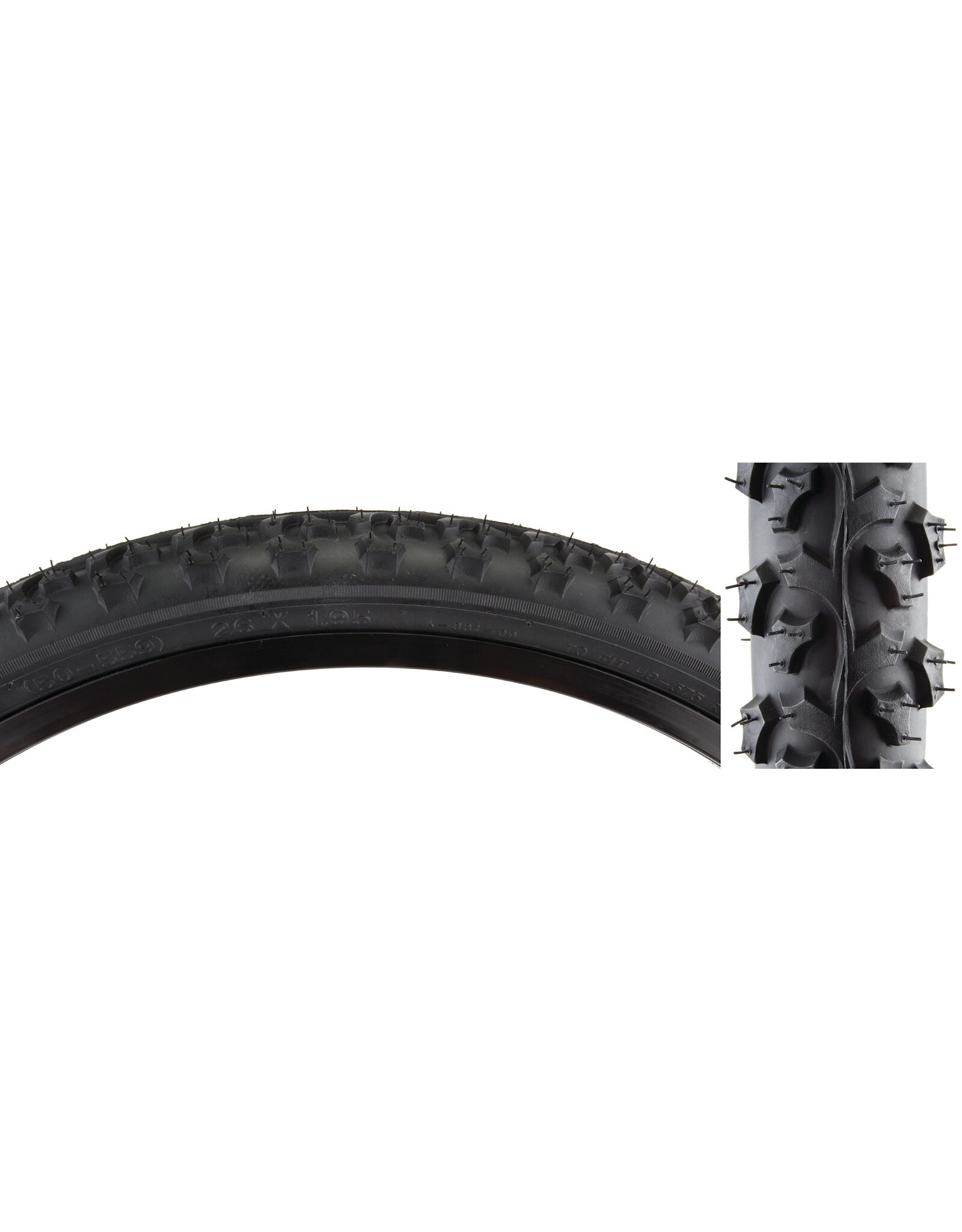 Sunlite Sunlite Alfabite Style Tire 26 x 1.95" Wire Black (sub K831 / K850 / C1027)