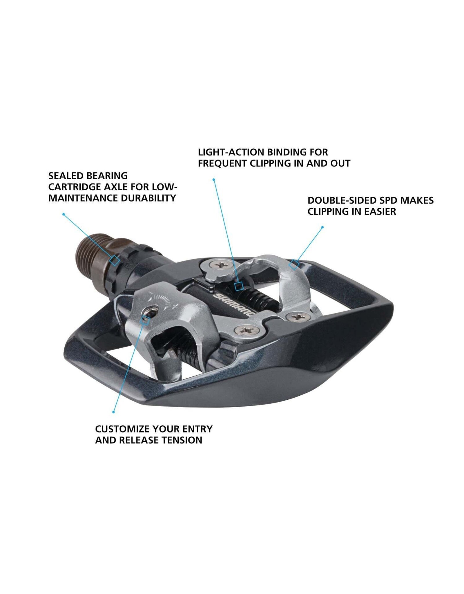 Shimano Shimano SPD PEDAL PD-ED500 W/ CLEAT SM-SH56
