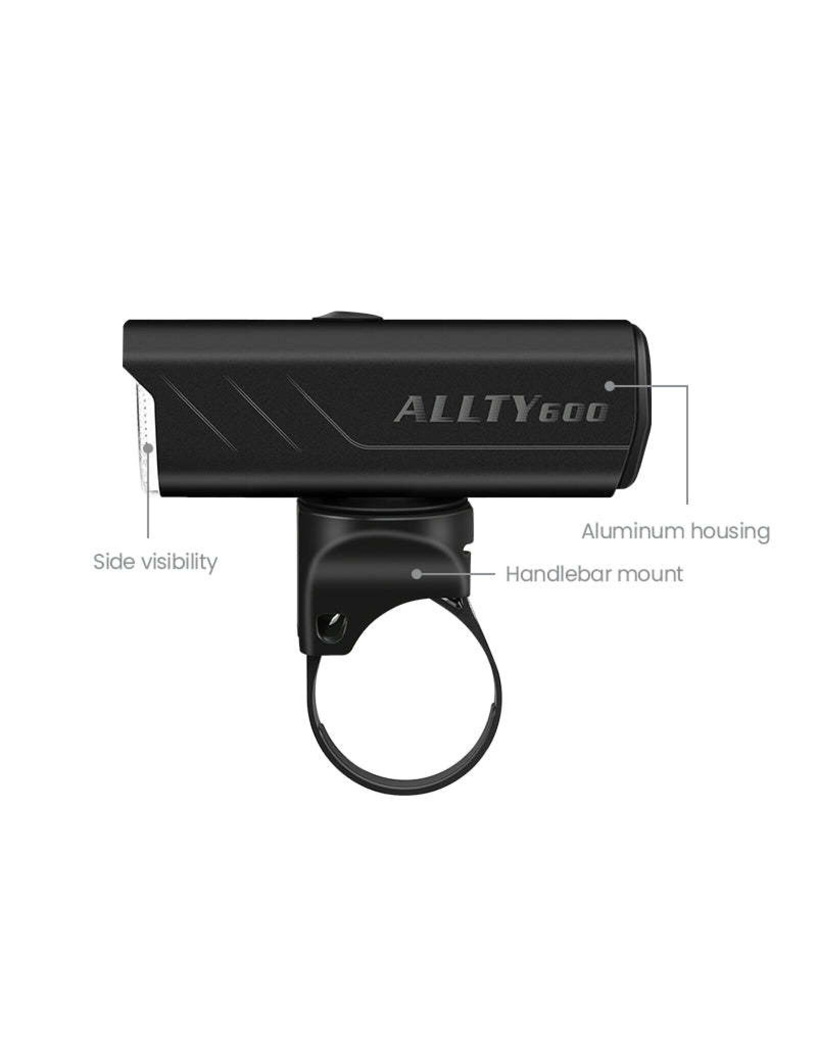 Magicshine Magicshine ALLTY 600 v2.0 Anti-Glare Front Light 600 lumens,6 hours