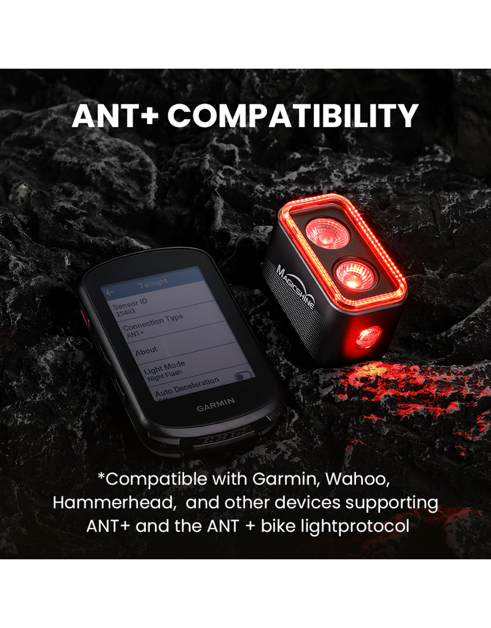 Magicshine Magicshine SEEMEE 400 ANT+ Tail light 400 lumens, 107 hours