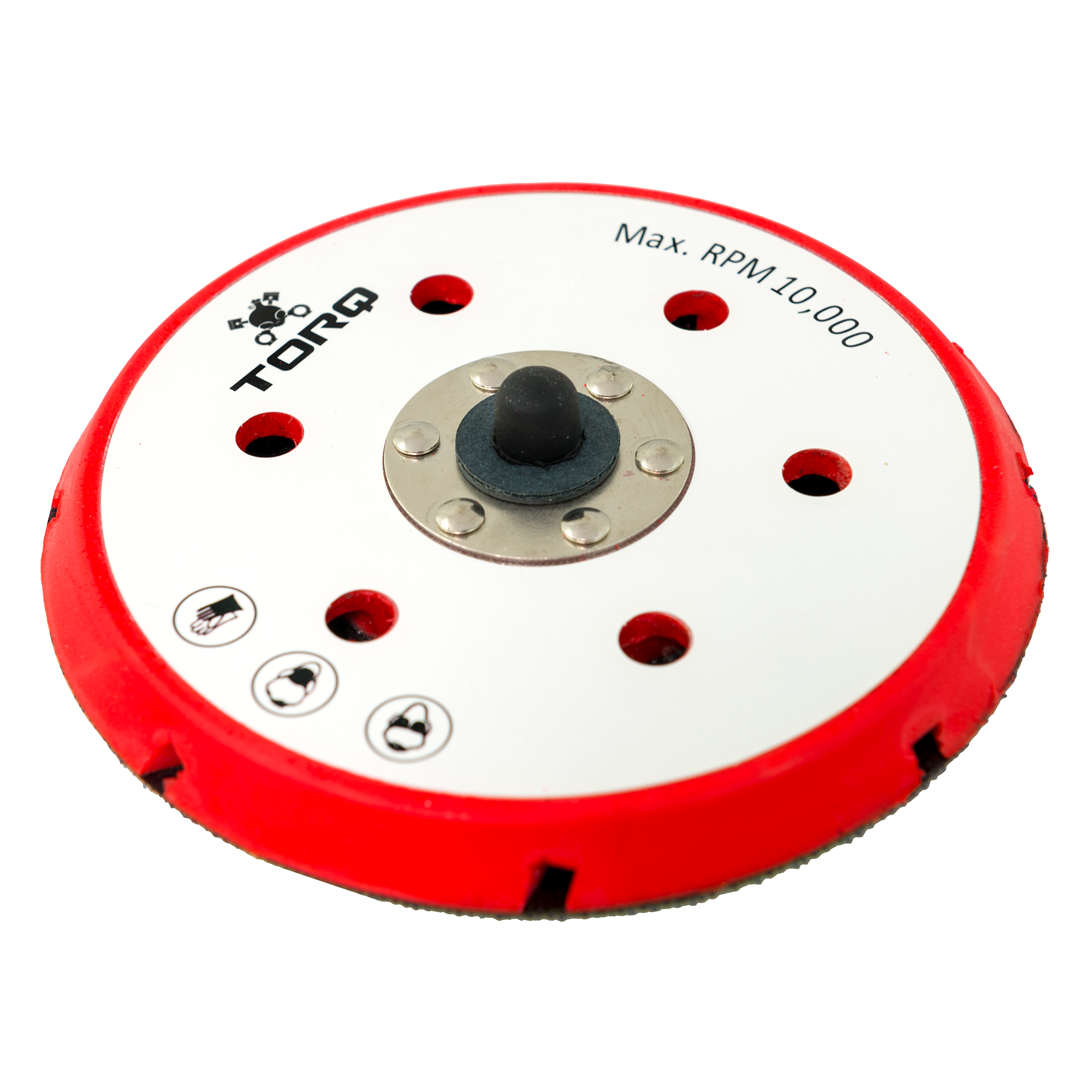 TORQ R5 Dual-Action Red Backing Plate 