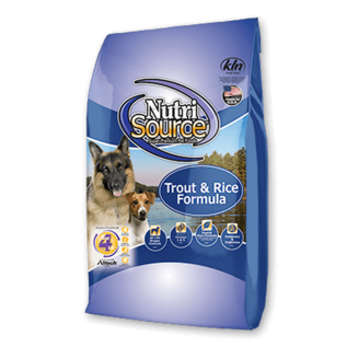 Nutri Source NutriSource Dog Adult Trout & Rice 26#