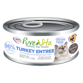 Pure Vita Pure Vita Cat GF Turkey Entree 5oz
