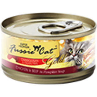 Fussie Cat Fussie Cat Gold Chicken w/ Beef 2.8oz