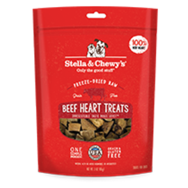 Stella & Chewys Stella & Chewy's Dog FD Beef Heart Treats 3oz